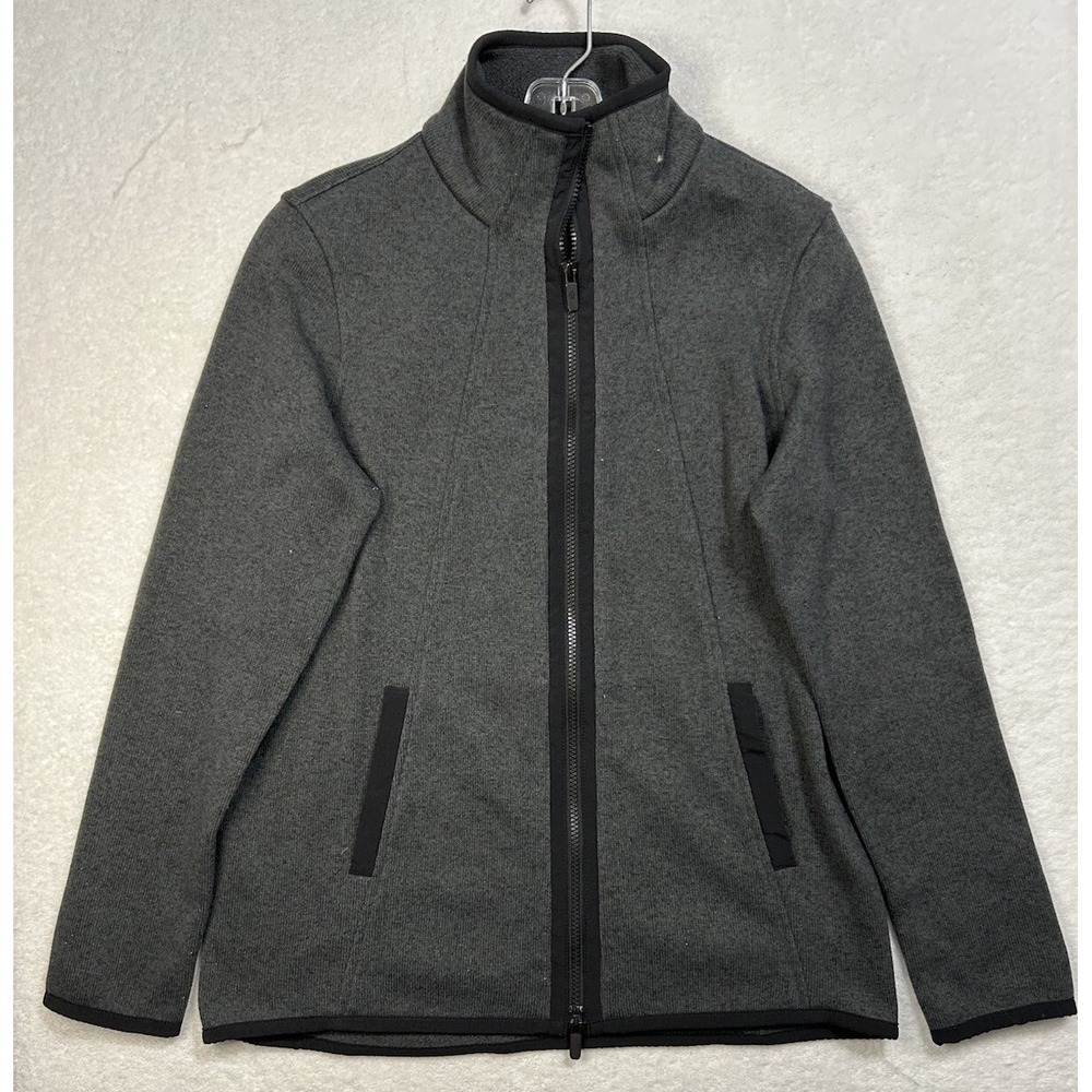 Lululemon Womens Size 8 Gray It's Fleecing Cold Full Zip Long Sleeve Jacket (K2)